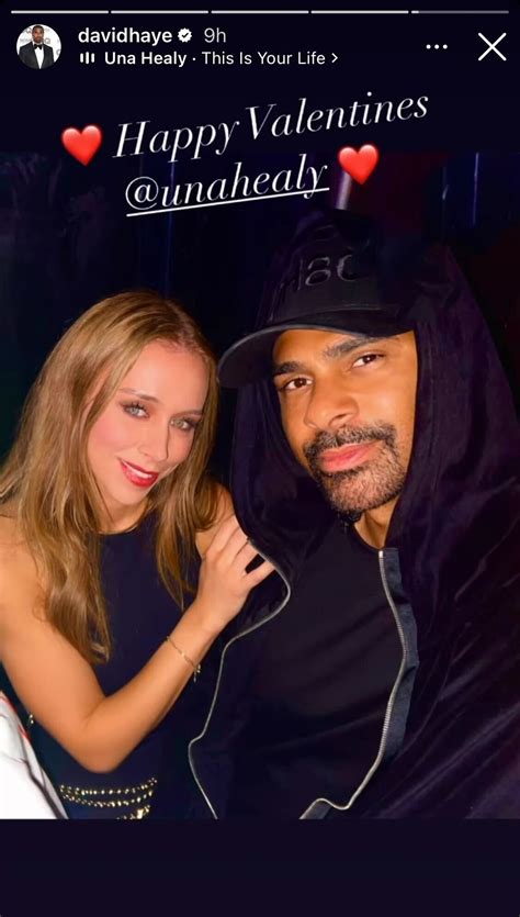 una healy david haye|david haye throuple relationship.